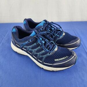 Merrell Mens Running Shoes Size 10.5 Apollo Blue Jogging Casual Walk Comfortable